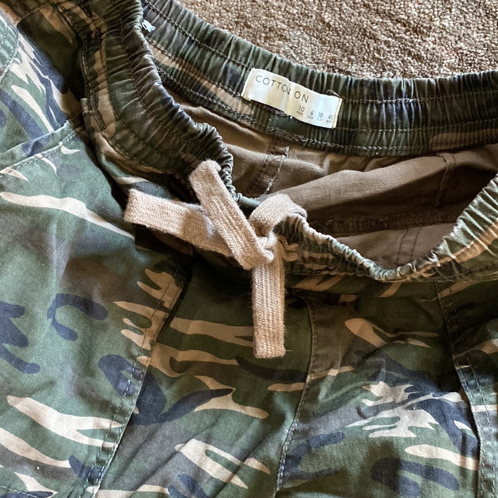 Camouflage Pants With Drawstring - image 4